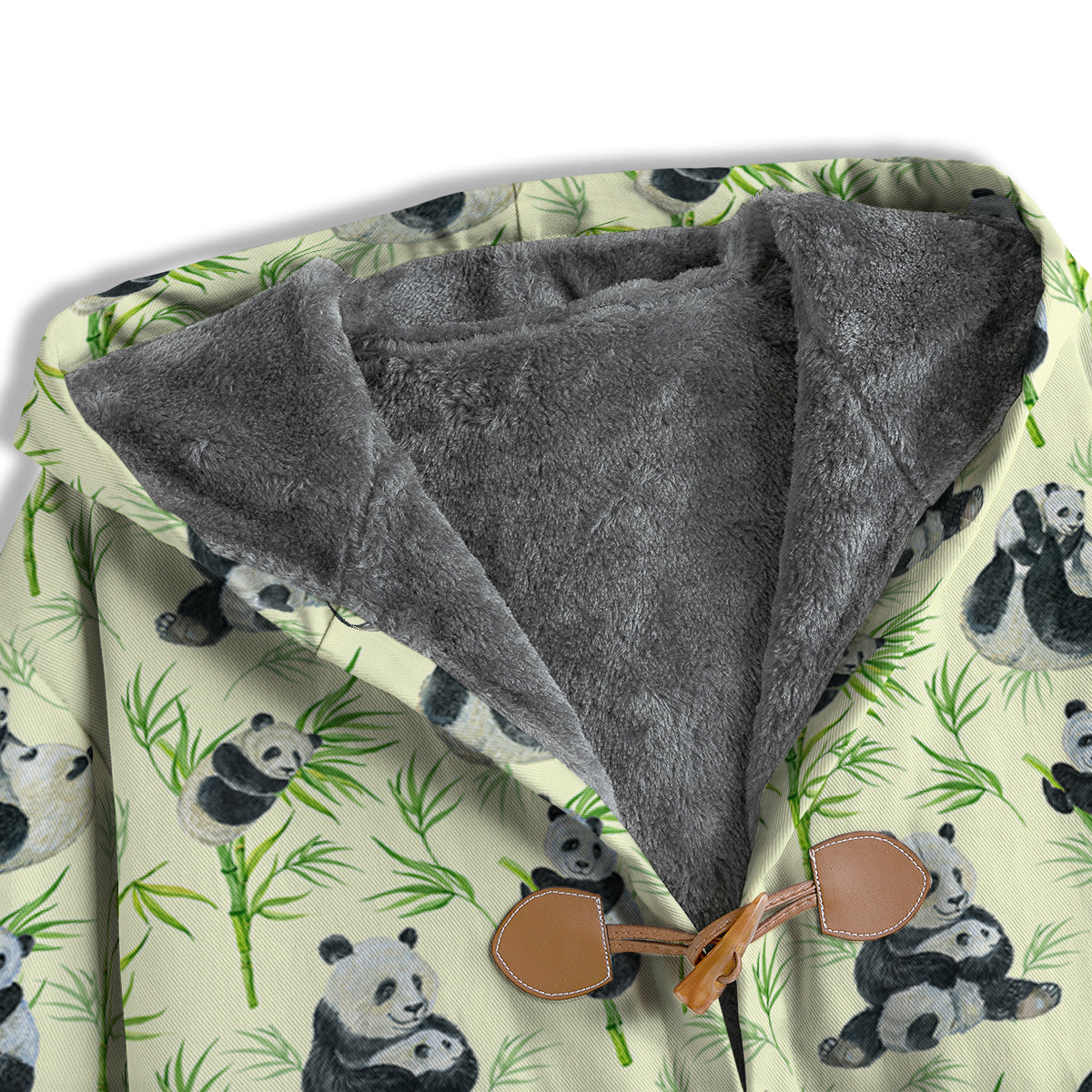Panda Bamboo And Baby Print Pattern Men's Windbreaker Jacket-grizzshop