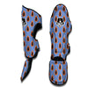 Papaya Purple Print Pattern Muay Thai Shin Guards-grizzshop