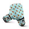 Papaya Striped Blue Print Pattern Boxing Gloves-grizzshop