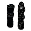 Paper Planes White And Black Print Pattern Muay Thai Shin Guards-grizzshop