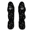 Paper Planes White And Black Print Pattern Muay Thai Shin Guards-grizzshop