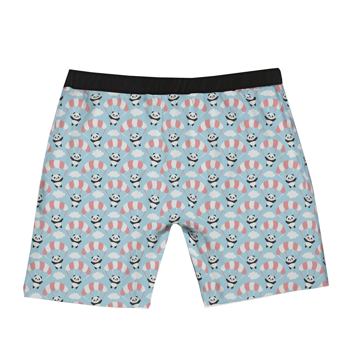Parachute And Cute Panda Print Pattern Boxer Briefs-grizzshop