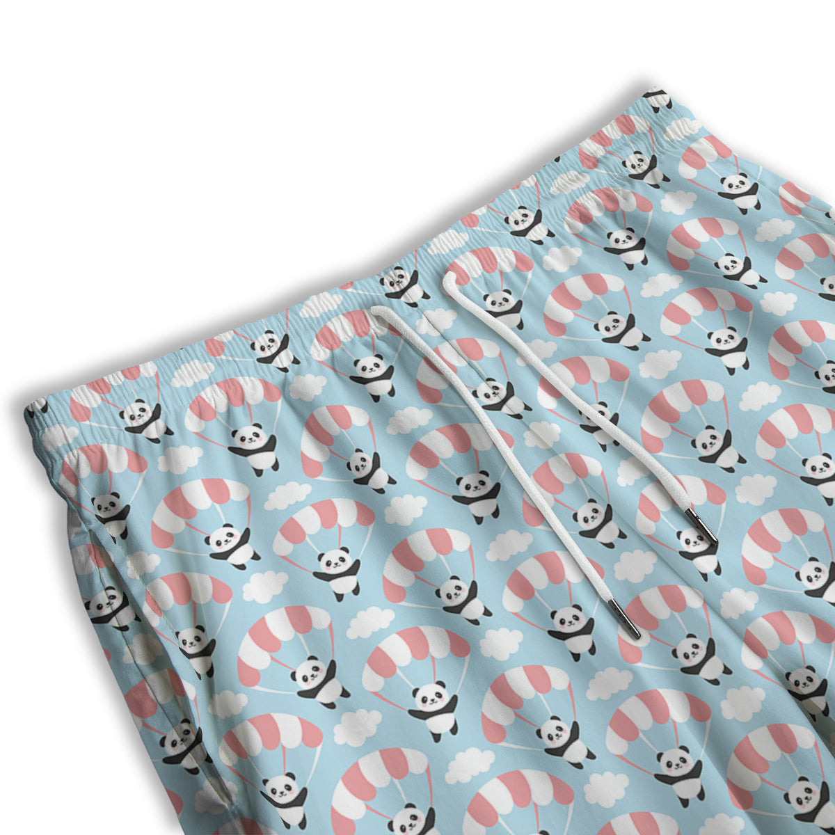 Plam Tree Beach Summer Print Pattern Men's Athletic Shorts