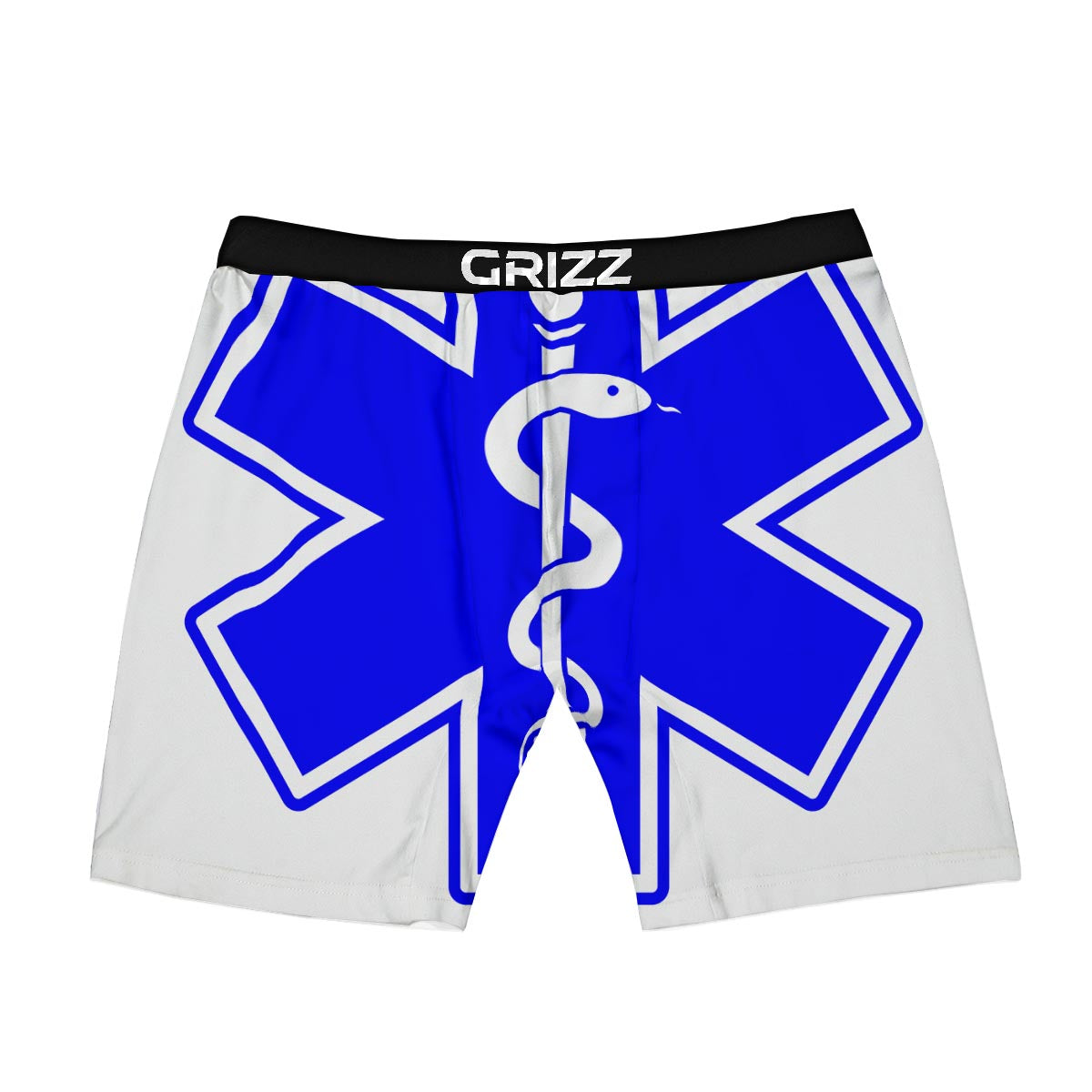 Paramedic Symbol The Star Of Life Print Boxer Briefs-grizzshop