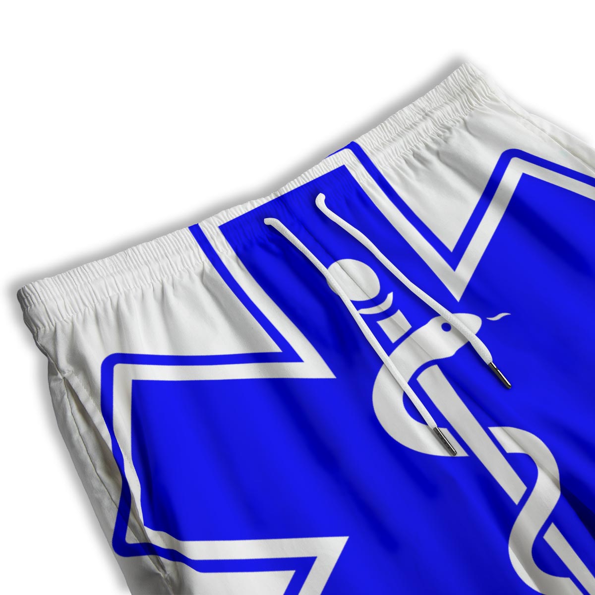 Paramedic Symbol The Star Of Life Print Men's Athletic Shorts