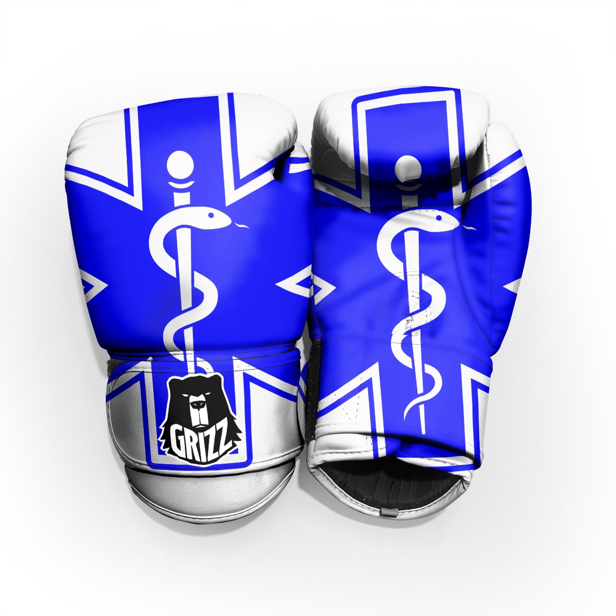 Paramedic Symbol The Star Of Life Print Pro Boxing Glove