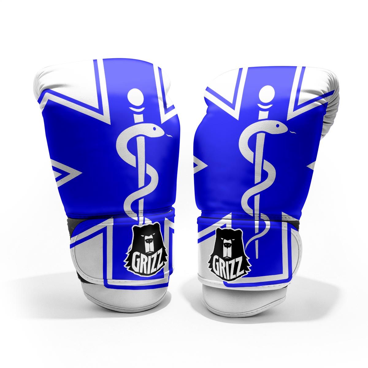 Paramedic Symbol The Star Of Life Print Pro Boxing Glove