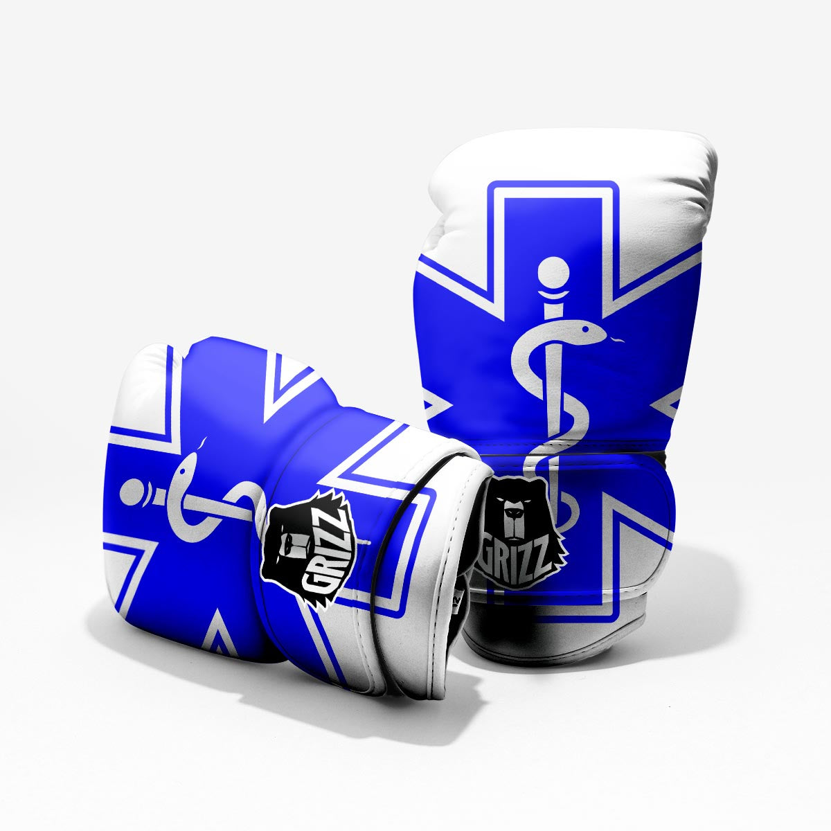 Paramedic Symbol The Star Of Life Print Pro Boxing Glove