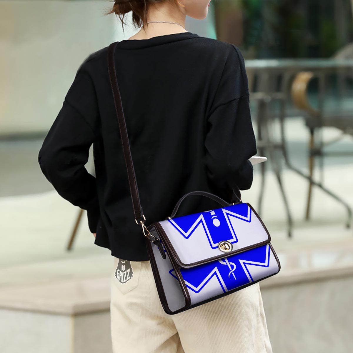 Paramedic Symbol The Star Of Life Print Women's Satchel Bag
