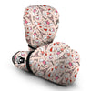 Paris Dog Pattern Print Boxing Gloves-grizzshop