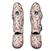 Paris Dog Pattern Print Muay Thai Shin Guards-grizzshop