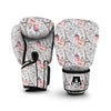 Paris France Pattern Print Boxing Gloves-grizzshop