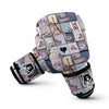 Paris Pattern Print Boxing Gloves-grizzshop