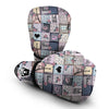 Paris Pattern Print Boxing Gloves-grizzshop