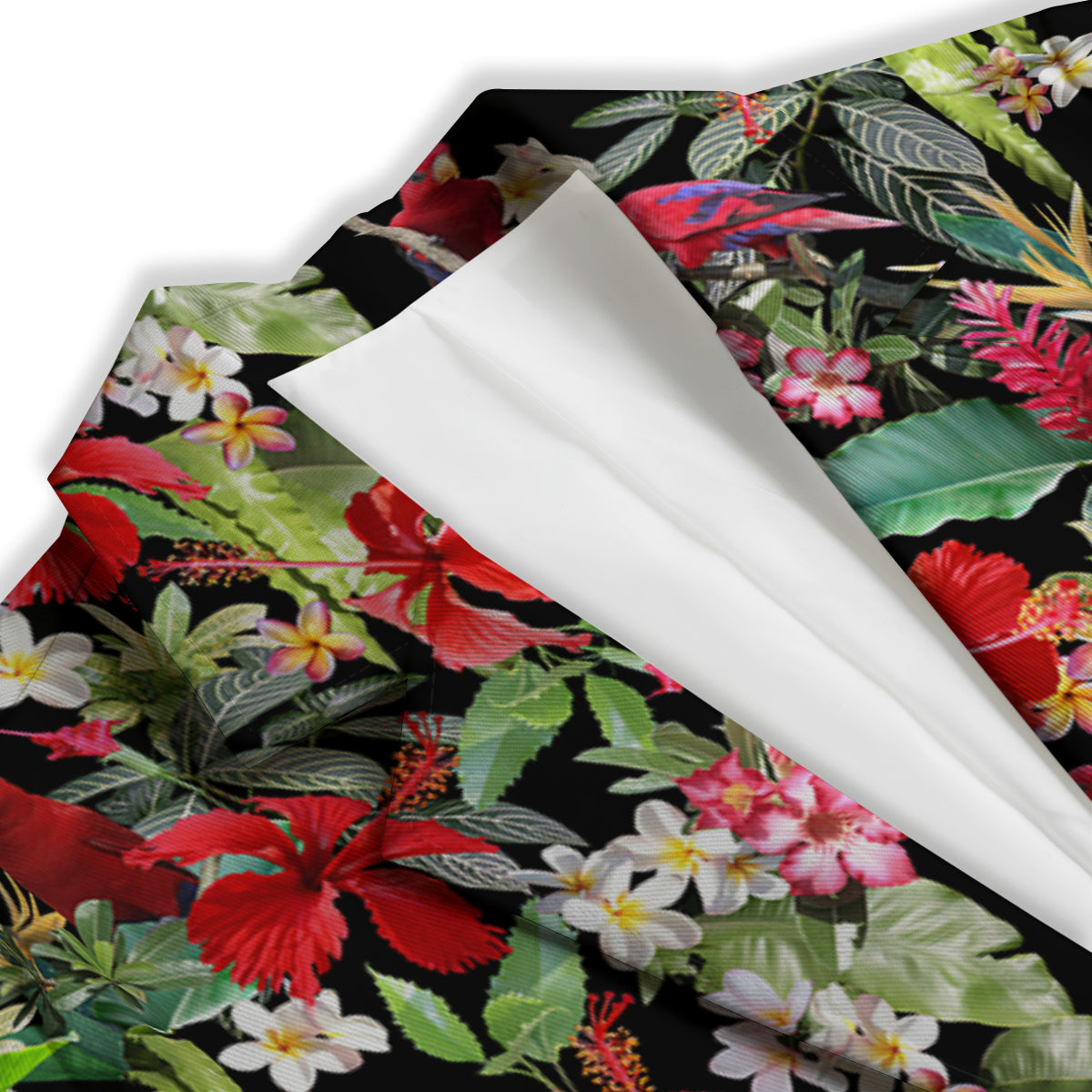 Parrot Hawaiian Tropical Print Pattern Women's Blazer-grizzshop