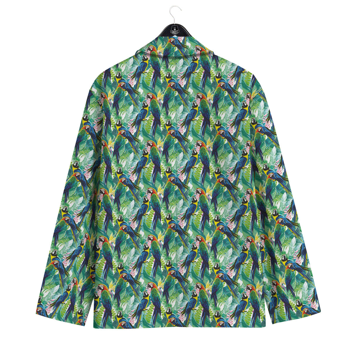 Parrot Macaw Print Pattern Men's Sport Coat-grizzshop