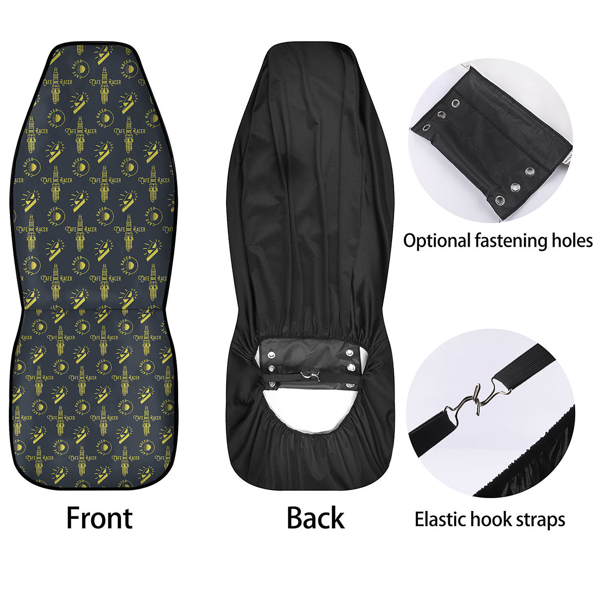 Parts Motorcycle Print Pattern Car Seat Covers-grizzshop