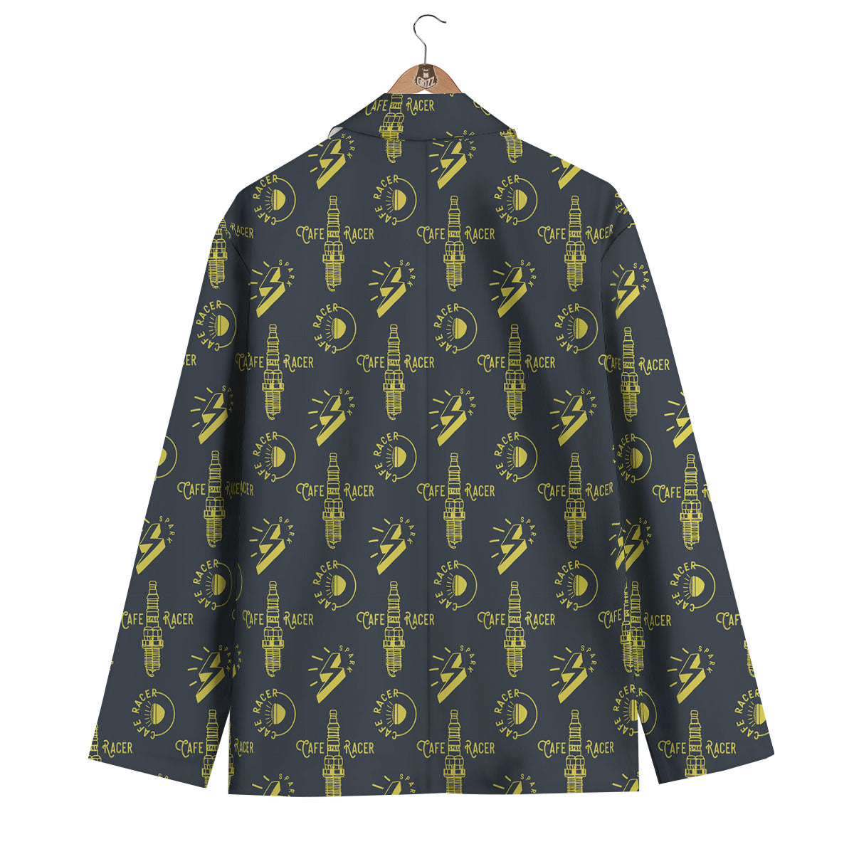 Parts Motorcycle Print Pattern Men's Blazer-grizzshop