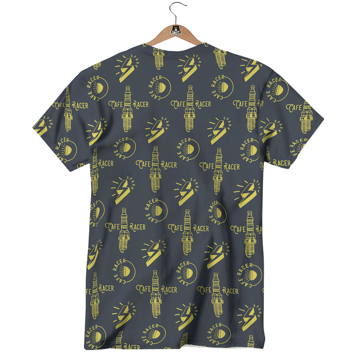 Parts Motorcycle Print Pattern T-Shirt-grizzshop