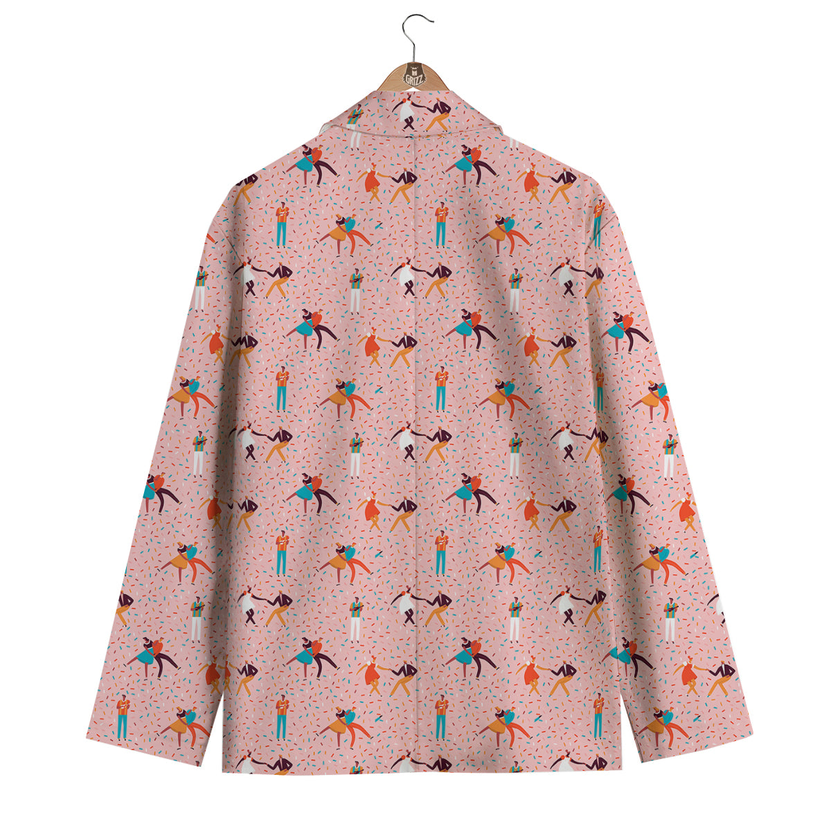 Party Dance Print Pattern Men's Blazer-grizzshop