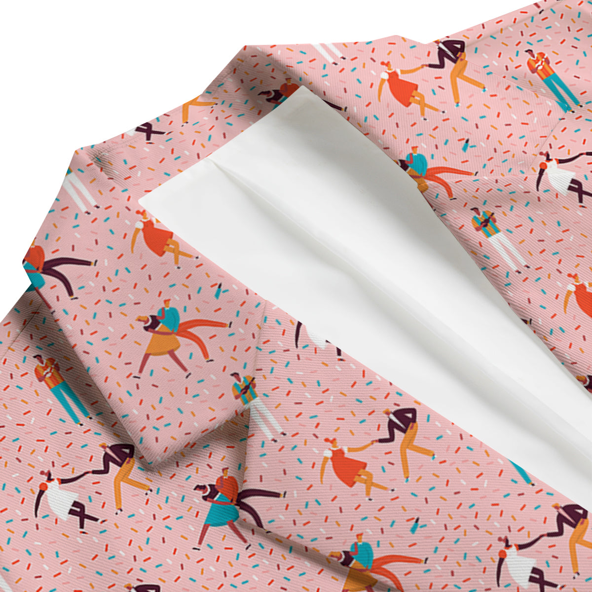 Party Dance Print Pattern Men's Blazer-grizzshop