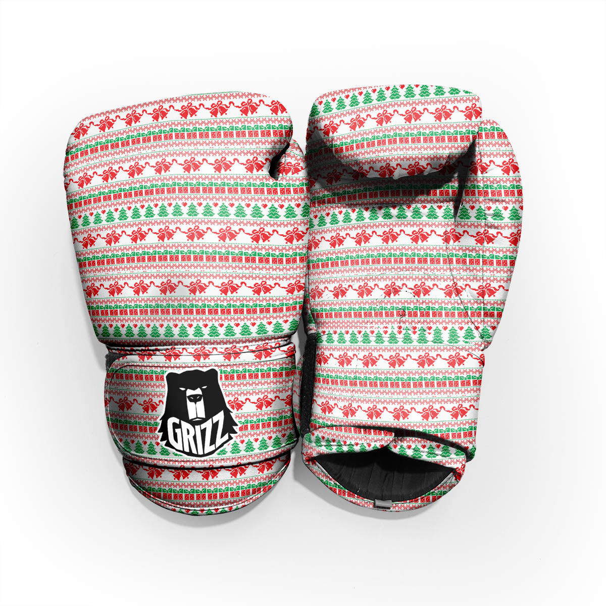 Party Knitted Christmas Print Pattern Pro Boxing Glove