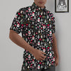 Party Elements Christmas Print Pattern Untucked Shirts-grizzshop