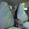 Pastel Liquid Marble Holographic Print Car Seat Covers-grizzshop