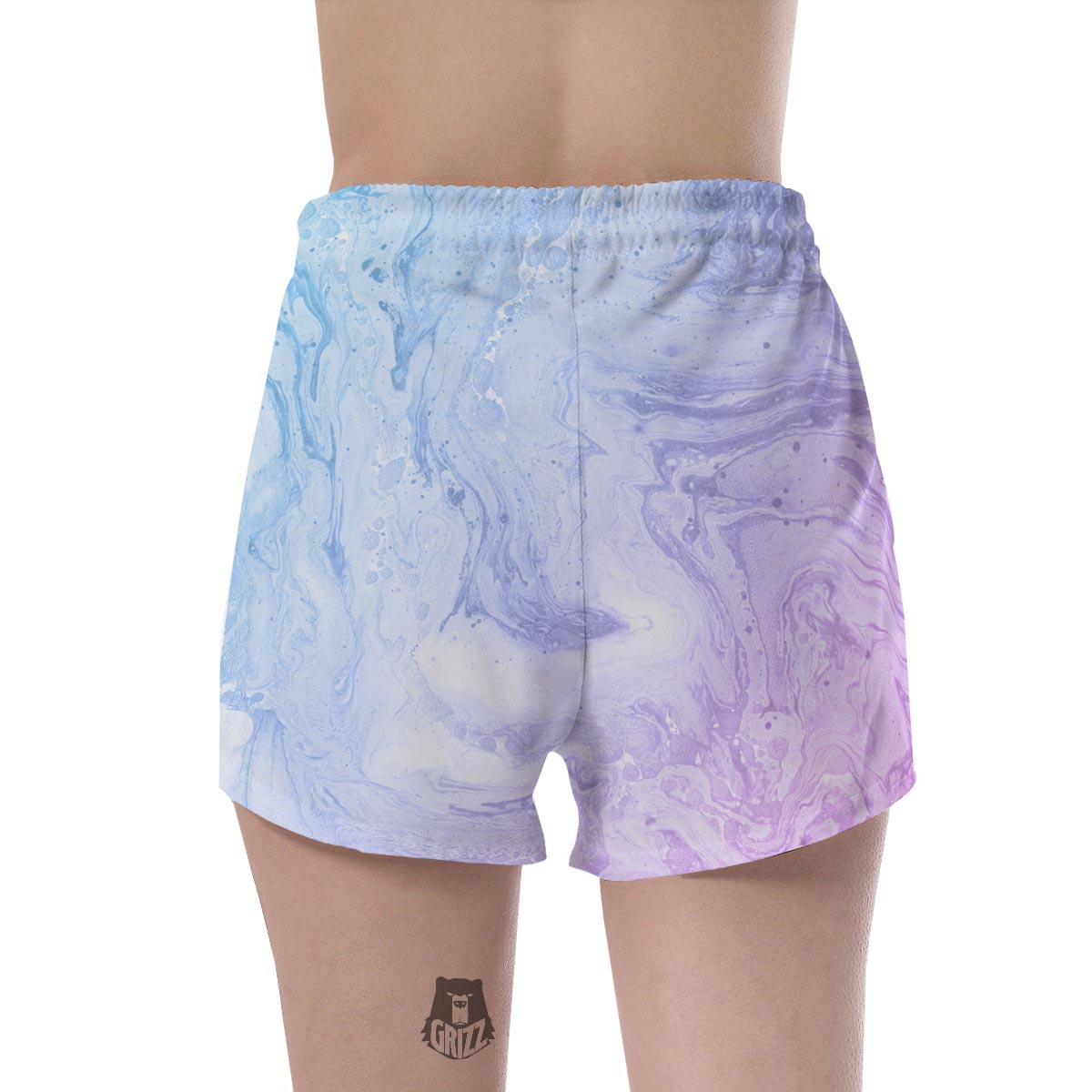 Pastel Marble Women's Shorts-grizzshop