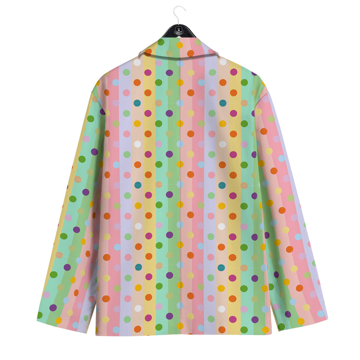 Pastel Polka Dots Print Pattern Men's Sport Coat-grizzshop