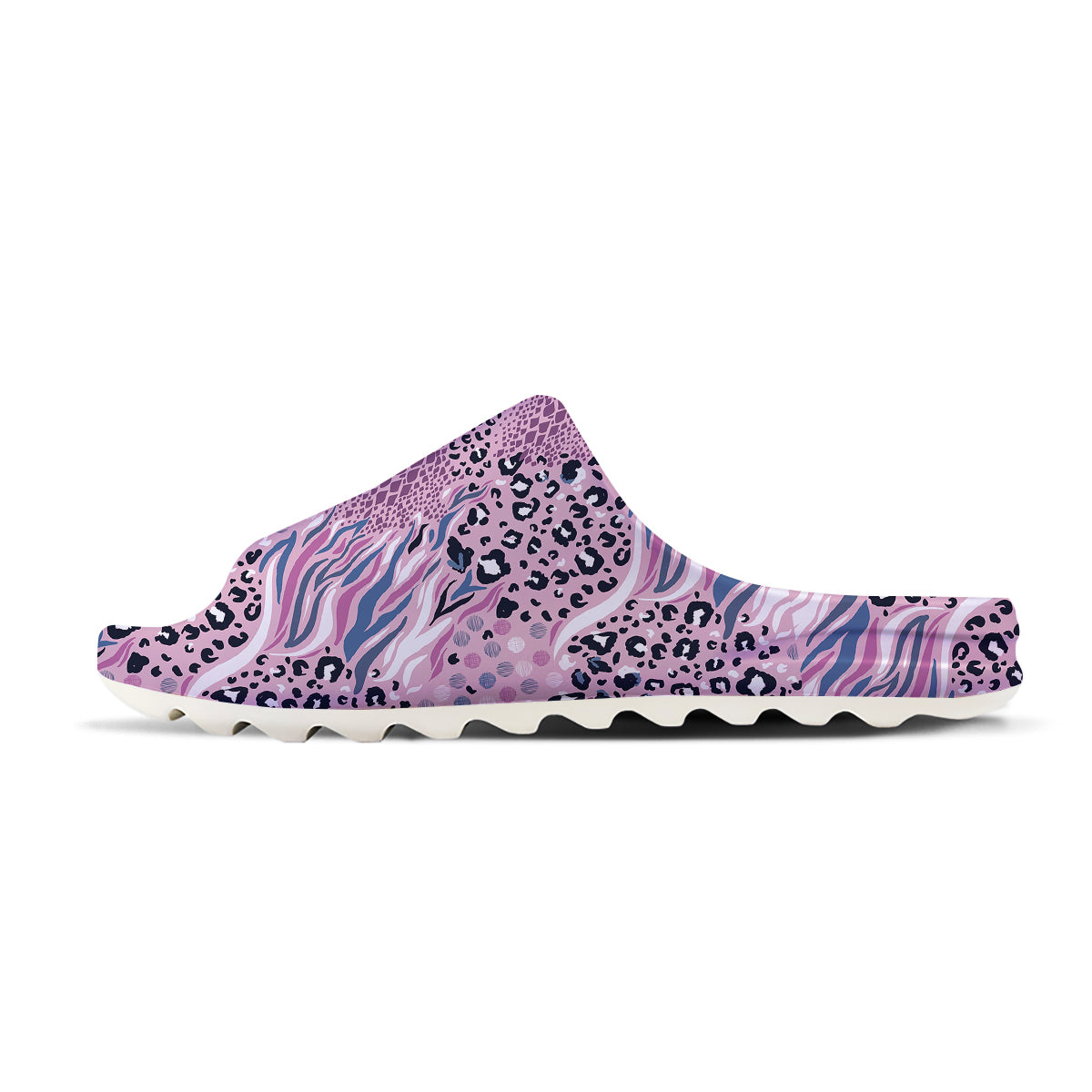 Pastel Mix Animal Skin Print Sandals-grizzshop