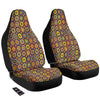 Patchwork Abstract Floral Colorful Print Pattern Car Seat Covers-grizzshop