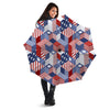 Patchwork American Patriotic Print Umbrella-grizzshop