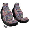 Patchwork Azulejos Tiles Print Pattern Car Seat Covers-grizzshop