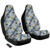 Patchwork Blue Traditional Japanese Print Pattern Car Seat Covers-grizzshop