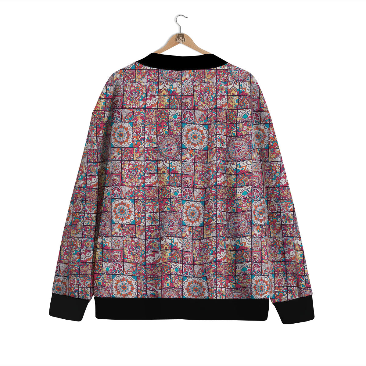 Patchwork Bohemian Print Pattern Cardigan-grizzshop