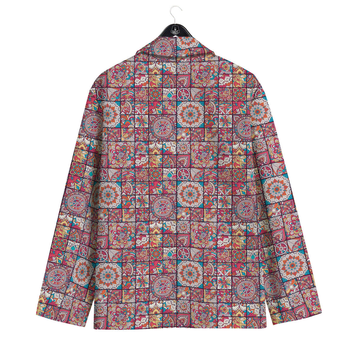 Patchwork Bohemian Print Pattern Men's Sport Coat-grizzshop