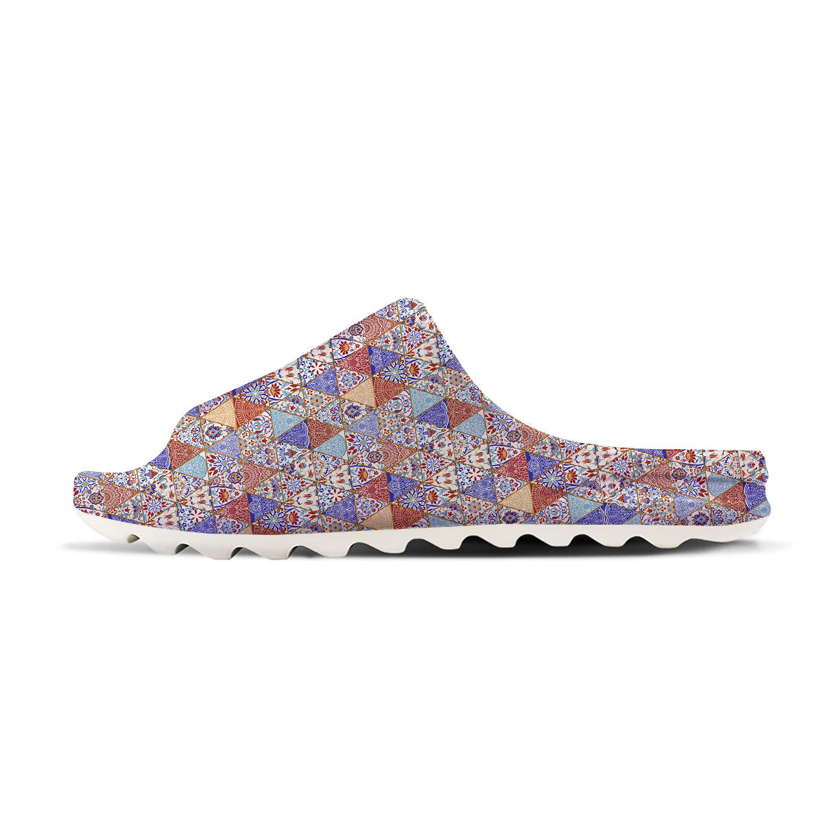 Patchwork Boho Mandala Print Pattern Sandals-grizzshop