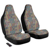 Patchwork Damask Vintage Print Pattern Car Seat Covers-grizzshop