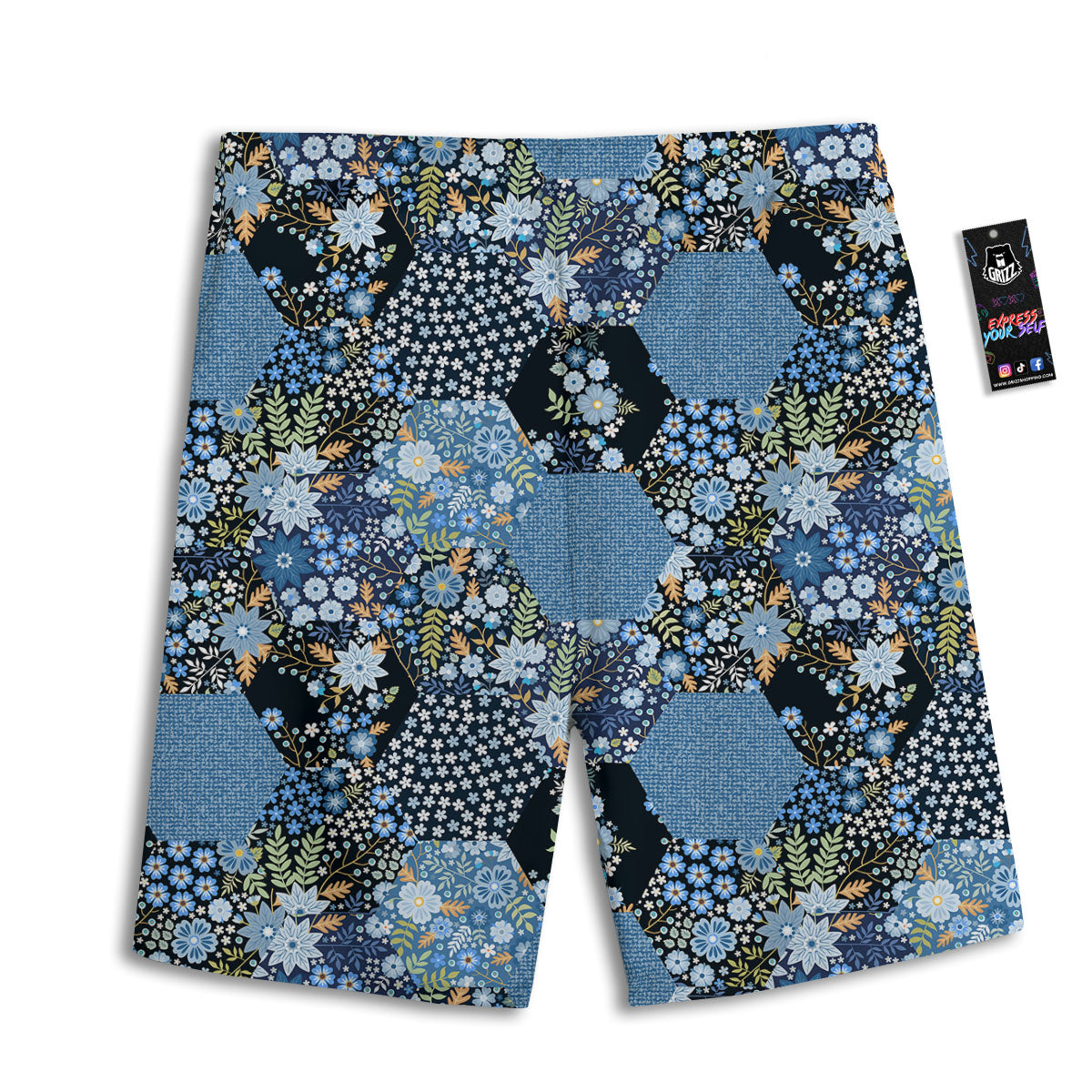 Playing Card Jack Of Clubs Print Pattern Men's Athletic Shorts