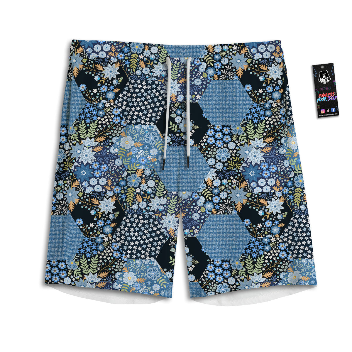 Playing Card Jack Of Clubs Print Pattern Men's Athletic Shorts