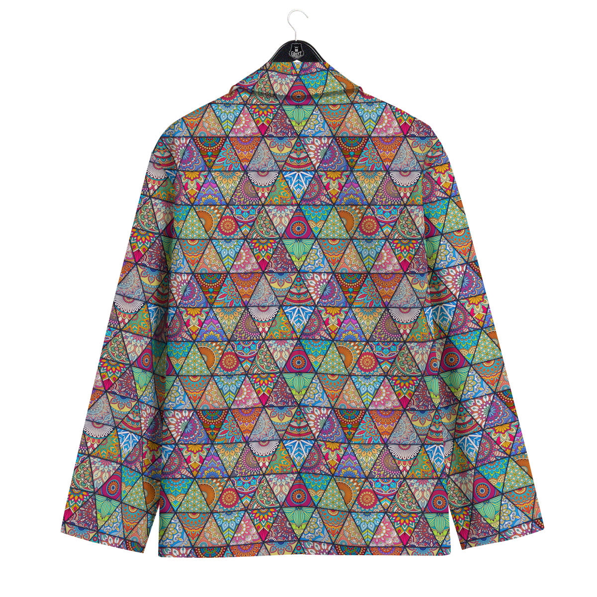Patchwork Ethnic Mandala Print Pattern Men's Sport Coat-grizzshop