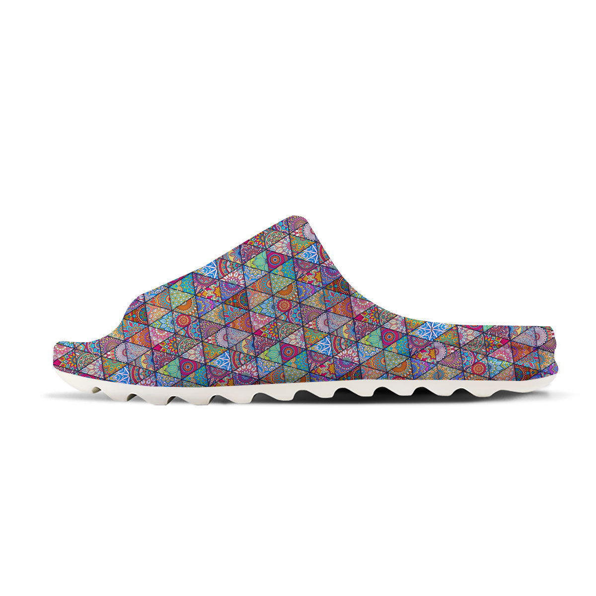 Patchwork Ethnic Mandala Print Pattern Sandals-grizzshop