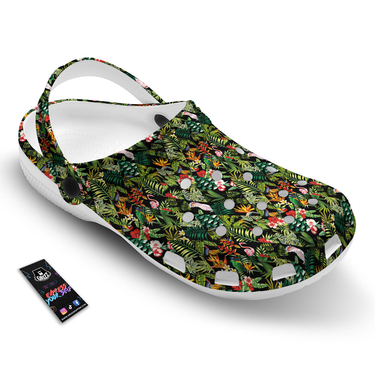 Patchwork Exotic Print Pattern Clog-grizzshop