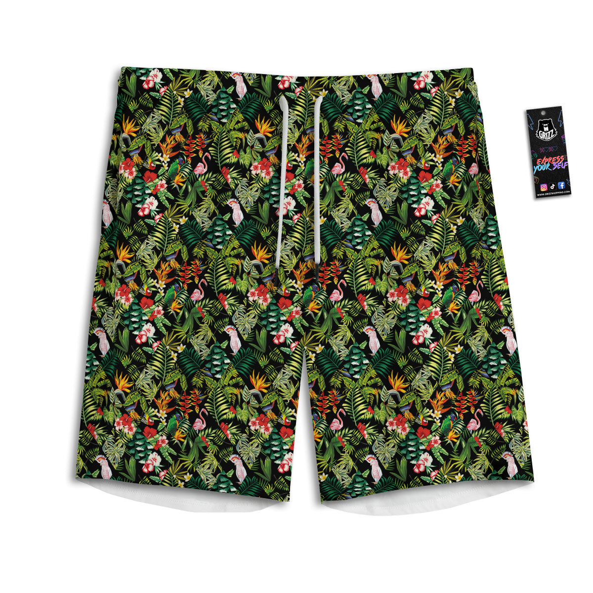Playing Card Jack Of Diamonds Print Pattern Men's Athletic Shorts