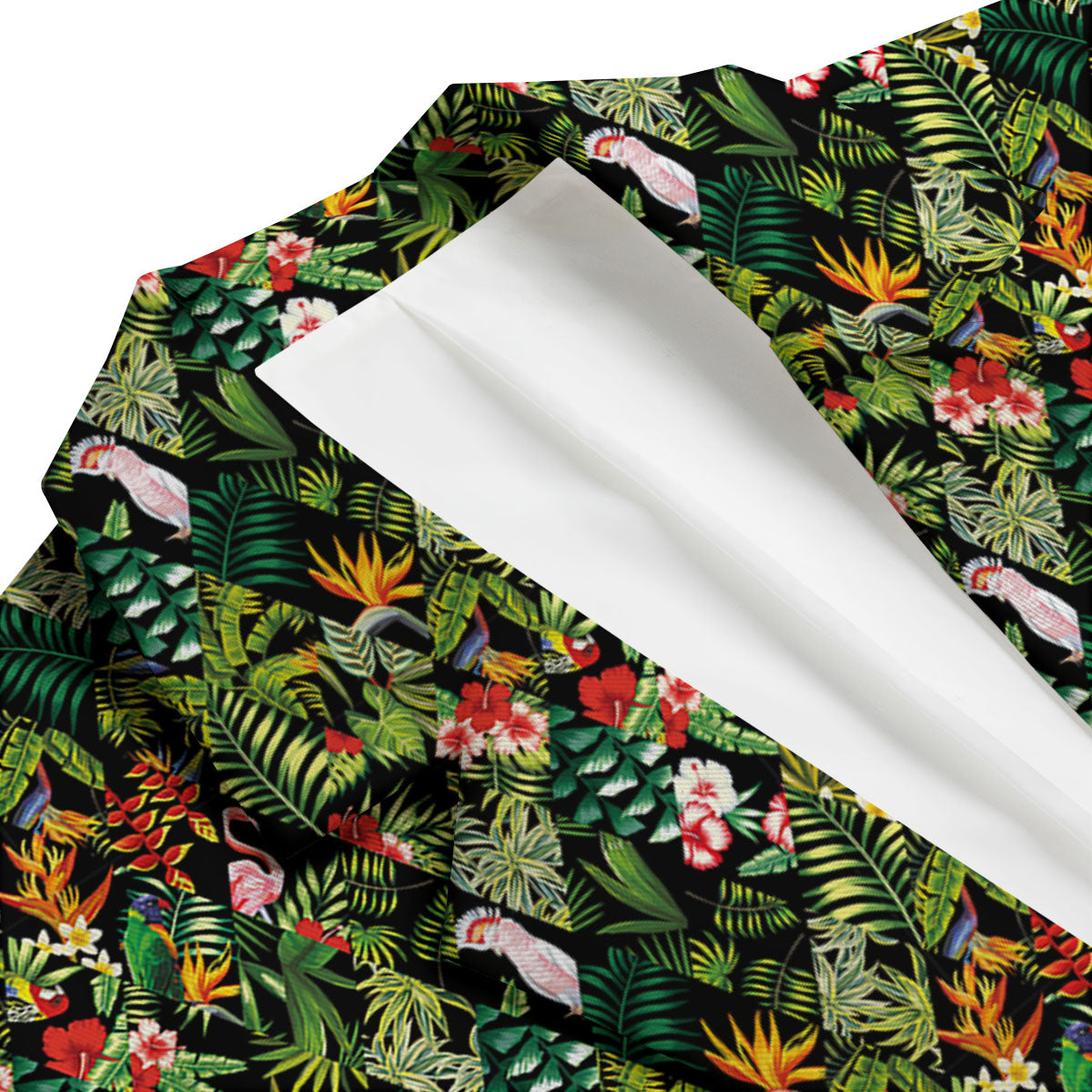 Patchwork Exotic Print Pattern Men's Blazer-grizzshop