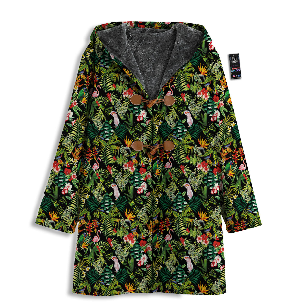 Patchwork Exotic Print Pattern Men's Windbreaker Jacket-grizzshop