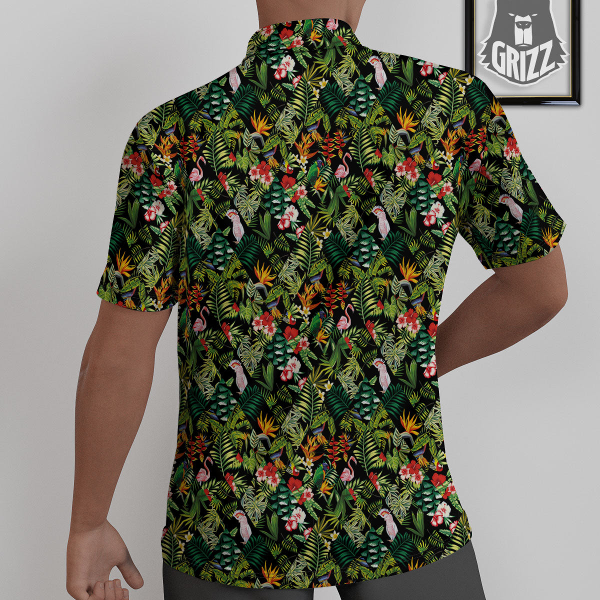 Patchwork Exotic Print Pattern Untucked Shirts-grizzshop