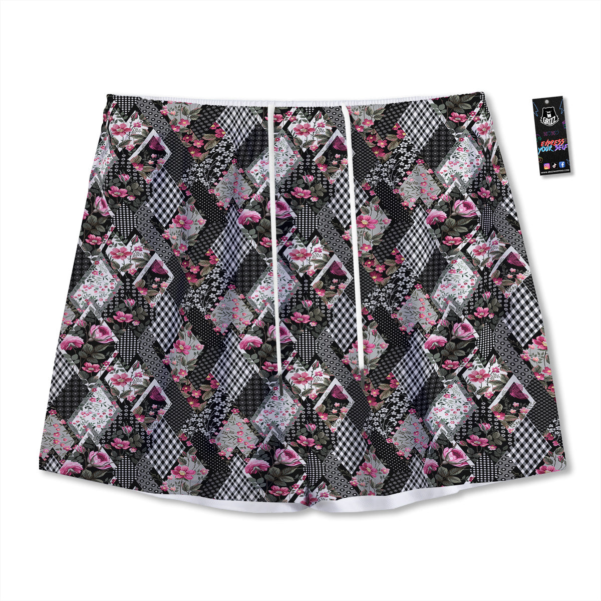 Pit Viper Green Print Mesh Shorts