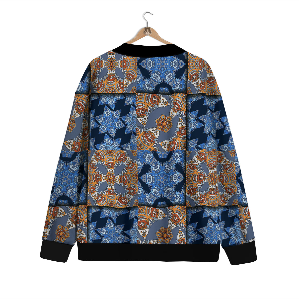 Patchwork Floral Vintage Print Pattern Cardigan-grizzshop